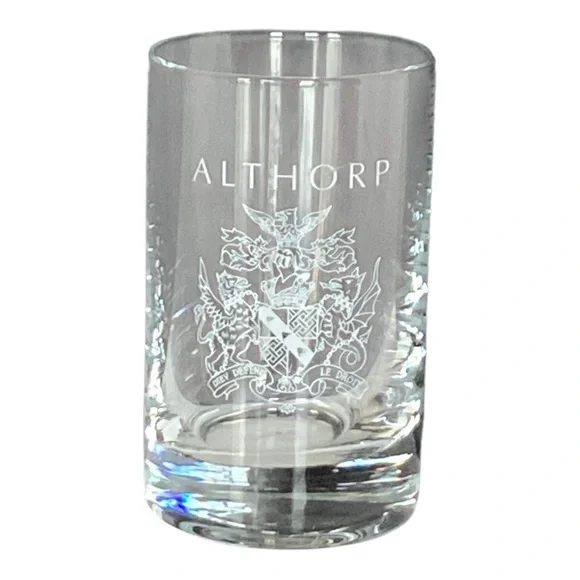 Althorp Charles Spencer 9th Earl Coat Of Arms Souvenir Shot Glass - Picture 7 of 13